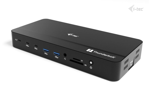 I-TEC THUNDERBOLT 5 DOCK 3X LCD M.2 SLOT 2.5 GLAN PD 140W UK