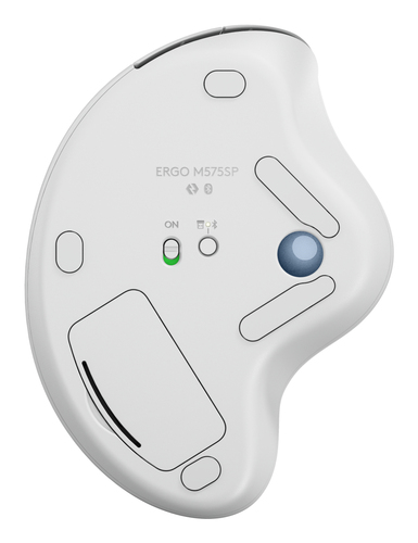 Logitech ERGO M575S Trackball - Bluetooth/Radio-Frequenz - USB Typ-A - Optisch - 5 Taste(n) - 3 Programmable Button(s) - W