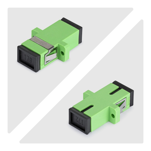 StarTech.com SC to SC Coupler 10 Pack, OS2 Single Mode SC Fiber Optic Coupler with Flange, SC/APC Simplex Adapter. Connect
