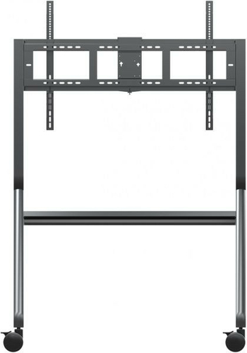 ViewSonic Display Cart - 120.20 kg Load Capacity - 4 Casters - 10.16 cm (4") Caster Size - Grey - 55" (139.70 cm) to 105" 