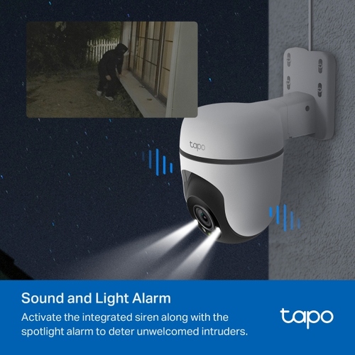 Tapo C500 Outdoor Full HD Network Camera - Colour - 29.87 m Infrared Night Vision - H.264 - 1920 x 1080 - 15 fps - Wall Mo