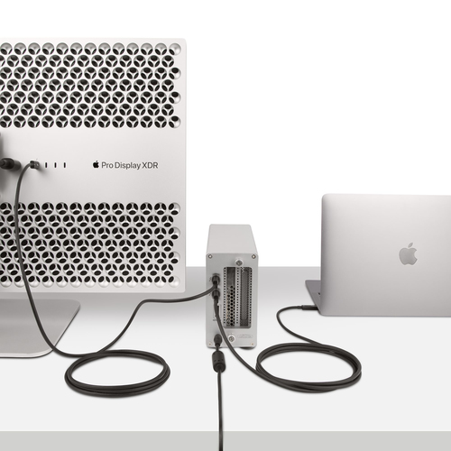 StarTech.com 2 m Aktives Thunderbolt 4 Kabel, 40 Gbit/s, 100W PD, 8K Display Kabel, kompatibel mit USB4, Thunderbolt 3, US