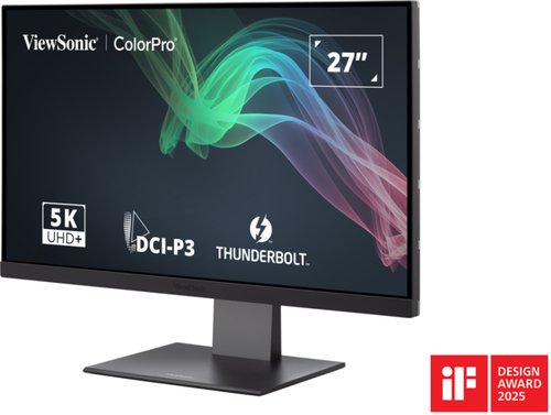 ViewSonic ColorPro VP2788-5K 27 Zoll Klasse 5K LED-Monitor - 16:9 Format - Schwarz - 68,6 cm (27 Zoll) Viewable - IPS-Tech