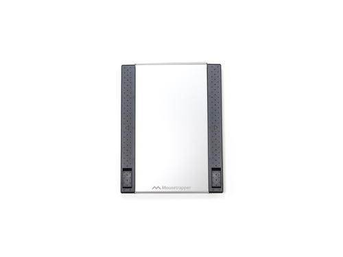 Mousetrapper Height Adjustable Notebook Stand - 32 cm Height x 28.2 cm Width - Aluminium - Silver - For Notebook, Office, 