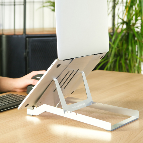 R-Go Höhenverstellbar Notebook-Ständer - Bildschirmgröße: 25,4 cm (10 Zoll) bis 55,9 cm (22 Zoll) - 4,99 kg TragfähigkeitD