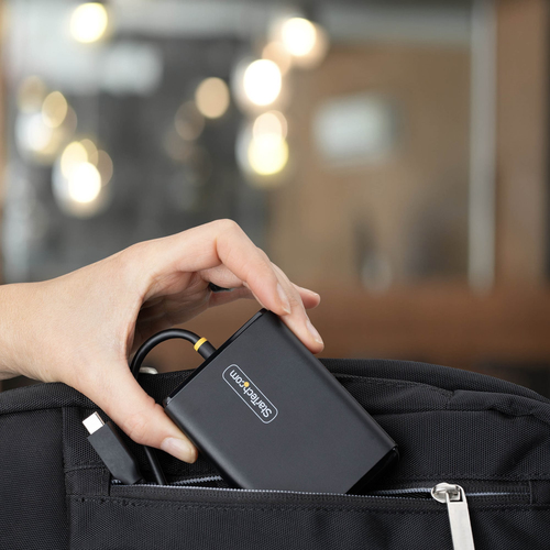 StarTech 100W USB-C Laptop Charger with 1.5m Tethered USB-C Cable, Power Adapter Brick for Dell, XPS, HP ProBook, MacBook 