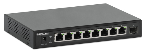 Intellinet 8 Ports Ethernet Switch - 2.5 Gigabit Ethernet, 10 Gigabit Ethernet - 2.5GBase-T, 10GBase-X - 2 Layer Supported