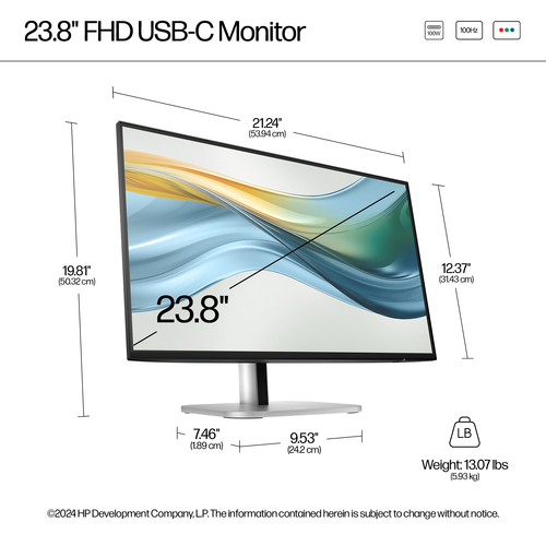 HP S5 PRO 524PU 24IN ANTI-GLARE- Scatola aperta e danneggiata