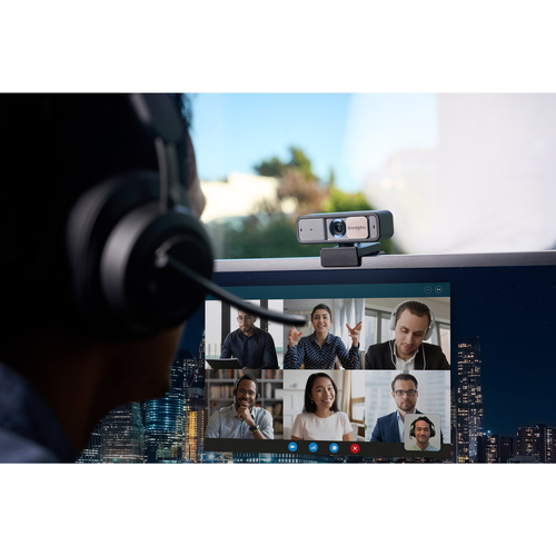 Kensington W2050 - Webcam - 30 fps - USB - 1920 x 1080 Pixel Videoauflösung - Autofokus - 93° Angle - Mikrofon - Notebook,