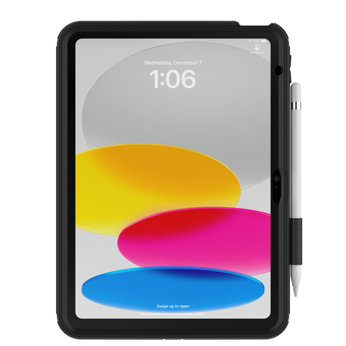 OtterBox Defender Rugged Case for Apple iPad (10th Generation) Tablet - Black - 1 - Drop Resistant, Dirt Resistant, Scrape
