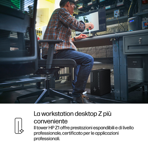 Desktop Computer HP Z1 G1i - Intel Core Ultra 9 285 - 32 GB - 1 TB PCI Express NVMe 4.0 SSD - Tower - Nero - Intel Q870 Ch