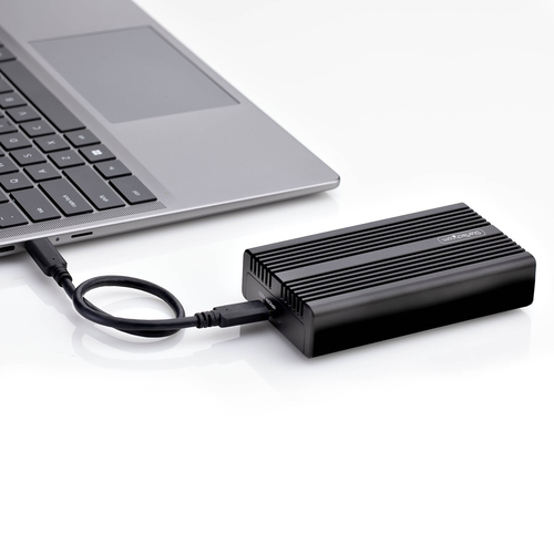 StarTech.com Drive Enclosure M.2, PCI Express NVMe 4.0, PCI Express NVMe 4.0 x4 - USB4 Host Interface - UASP Support Porta