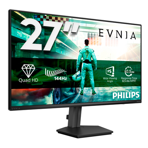 Philips 27M2N3500NF 27" Class WQHD Monitor LCD - 16:9 - 68,6 cm (27") Viewable - 2560 x 1440 - 144 Hz Refresh Rate - HDMI 
