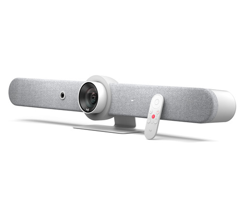 Caméra de Vidéoconférence Logitech Rally Bar - 30 fps - Blanc - USB 3.0 - Vidéo 3840 x 2160 - 3x Zoom Numérique - Micropho