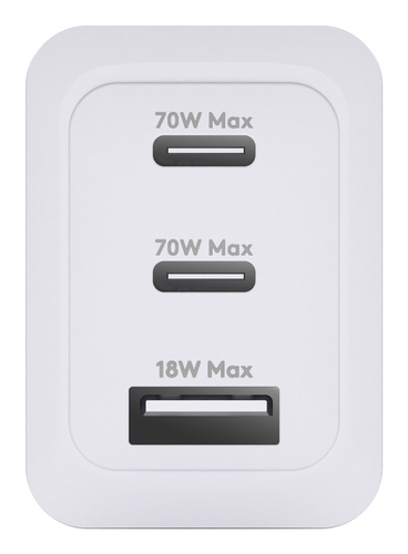 dbramante1928 ApS 70 W AC Adapter - 2 USB Type-C - Europe - White