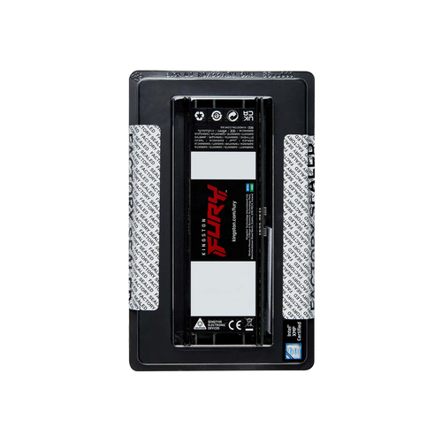 Kingston Technology FURY 128GB 6400MT/s DDR5 ECC Reg CL32 DIMM (Kit of 4) Renegade Pro EXPO. Component for: PC/Server, Int