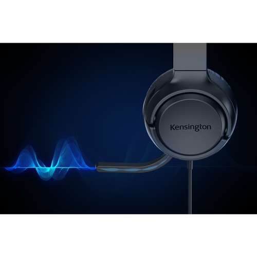 Kensington H950 EQ USB-C/USB-A On-Ear Headset. Package width: 165 mm, Package depth: 75 mm, Package height: 187 mm. Master