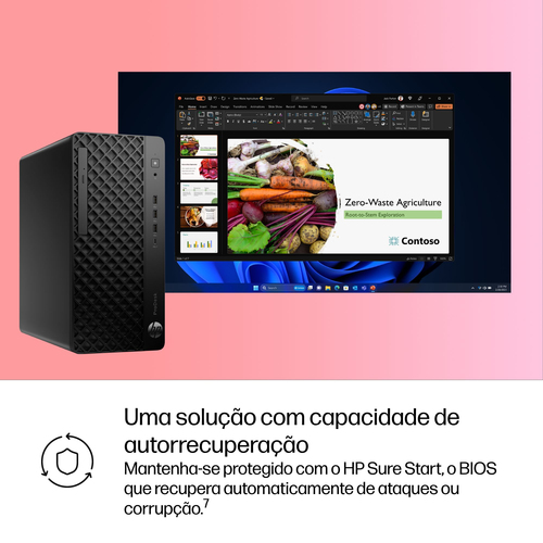 HP ProDesk 4 G1i Computador secretária - Intel Core Ultra 7 2ª geração 265 - 32 GB - 1 TB PCI Express NVMe SSD - Torre - I