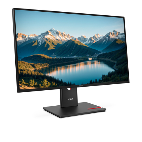 Lenovo ThinkVision T27Q-40 27" Class WQHD LED Monitor - 16:9 - Eclipse Black - 68.6 cm (27") Viewable - In-plane Switching