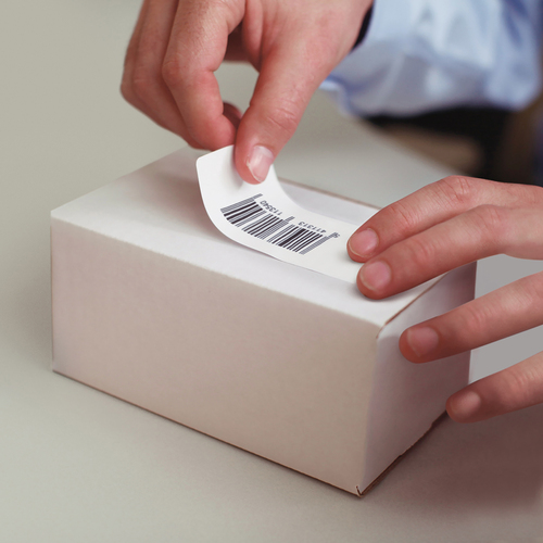 Mehrzwecketikett Dymo 11354 - 32 mm Breite x 57 mm Länge - Rechteck - Thermodirekt, Thermotransfer - Weiß - 1000 / Rolle -