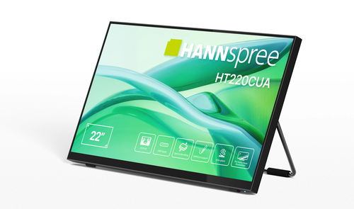 Hannspree HT220CUA 22" Class LED Touchscreen Monitor - 16:9 - 54.4 cm (21.4") Viewable - Capacitive - 10 Point(s) Multi-to