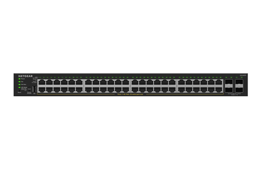 Netgear S350 GS348TPv2 48 Ports Manageable Ethernet Switch - Gigabit Ethernet - 10/100/1000Base-T, 1000Base-X - 3 Layer Su