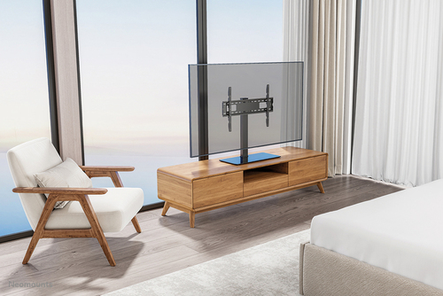 Neomounts Height Adjustable TV Stand - 37" (93.98 cm) to 70" (177.80 cm) Screen Support - 40 kg Load Capacity - 79.50 cm (