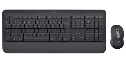 Logitech Signature MK650 Keyboard & Mouse - English (US) - USB Plunger Wireless Bluetooth/RF Keyboard - 118 Key - Keyboard