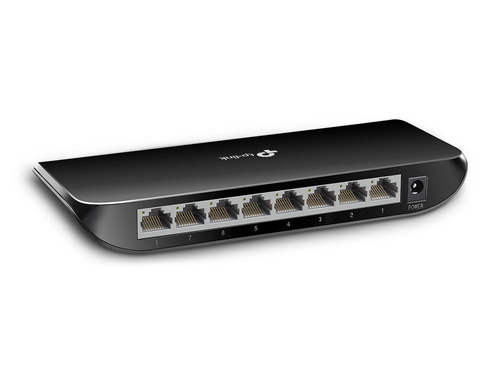 Switch Ethernet TP-Link TL-SG1008D 8 Porte - Gigabit Ethernet - 10/100/1000Base-T - 2 Layer supportato - Coppia incrociata