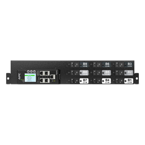 APC NetShelter PDU - Comutado - 60 A - 415 V CA Entrada - 415 V CA Saída - 2U - 3 m Comprimento do fio - Horizontal - Mont
