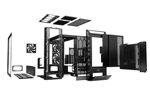 be quiet! Dark Base Pro 901 Gaming-Computergehäuse - EATX, XL-ATX, ATX, Micro ATX, Mini ITX Motherboard Supported - Full T