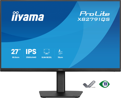 27IN IPS-PANEL 4-SIDE SLIM BEZEL 2560X1440 15CM HEIGHT ADJ.