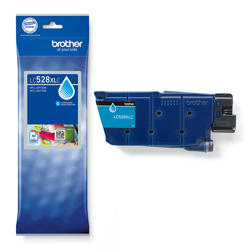 Brother LC528XLC Ultrahoch Kapazität Tintenstrahl Tintenpatrone - Cyan - Original - Einzelpackunger Pack