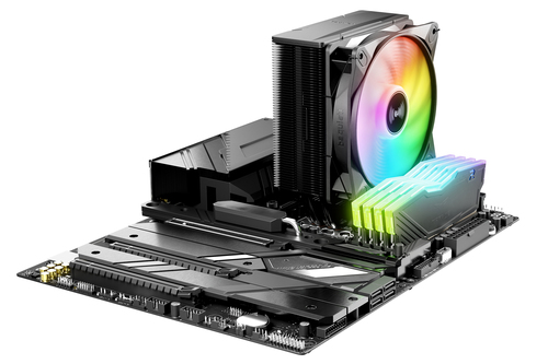 be quiet! Pure Rock 3 LX BK040 Kühllüfter - 4 x Heat Pipe(s) - 2000 U/Min - Rillenlager - Compatible Intel Socket: Socket 