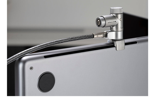 Targus HyperShield HS5910GL Cable Lock For Notebook - 198.12 cm (78"") Cable - Portable - Keyed Lock - Silver - Galvanized