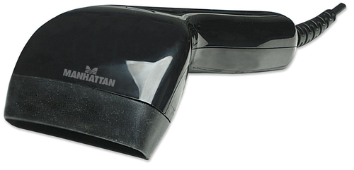 Manhattan Contact CCD Handheld Barcode Scanner, USB, 80mm Scan Width, Cable 152cm, Max Ambient Light: 3,000 lux (sunlight)