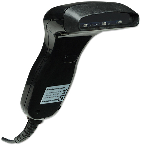 Manhattan Contact CCD Handheld Barcode Scanner, USB, 80mm Scan Width, Cable 152cm, Max Ambient Light: 3,000 lux (sunlight)