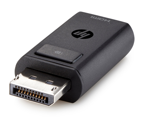 HP DisplayPort to HDMI 1.4 Adapter. Product colour: Black, Country of origin: Indonesia, HP segment: Business. Sustainable
