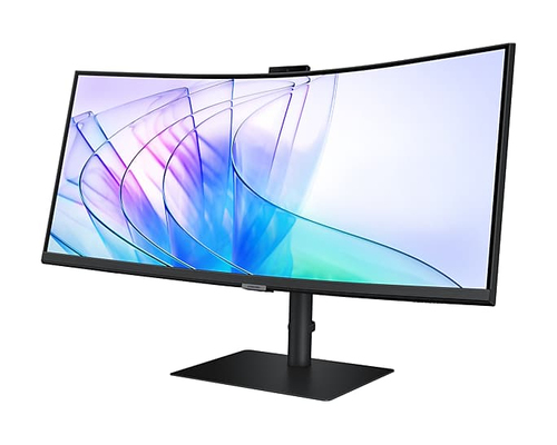 Samsung ViewFinity S6 S34C652VAU 34"" Class Webcam UW-QHD Curved Screen LED Monitor - 21:9 - Black - 86.4 cm (34"") Viewab