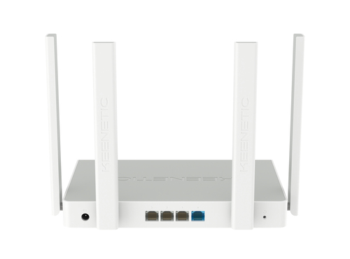 Keenetic Hopper AX1800 Mesh Wi-Fi 6 Router with a 4-Port Gigabit Smart Switch and USB 3.0 Port. WAN connection type: RJ-45
