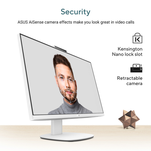 ASUS V600 AiO VM670KA-BPE070W. Product type: All-in-One PC. Display diagonal: 68.6 cm (27"), HD type: Full HD, Display res