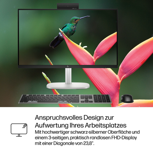 All-in-One-PC HP EliteStudio 8 AiO G1i - Intel Core Ultra 7 265 - 16 GB - 512 GB SSD - 60,5 cm (23,8 Zoll) Full HD - Deskt