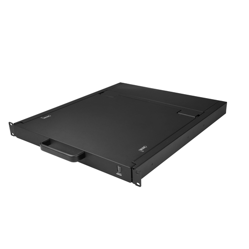 StarTech.com RKCONS1901 LCD Rack Console - 48.3 cm (19") LCD - SXGA - 1280 x 1024 - 1 x VGA - Keyboard - TouchPad - 1U Hig