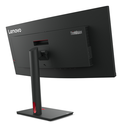 Lenovo T34w-30 34" Class UW-QHD Curved Screen LCD Monitor - 21:9 - Raven Black - 86.4 cm (34") Viewable - Vertical Alignme