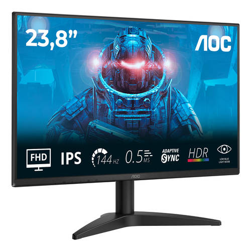 AOC 24B36H 24 Zoll Class Full HD LCD-Monitor - Schwarz - 60,5 cm (23,8 Zoll) Viewable - IPS-Technologie (In-Plane-Switchin