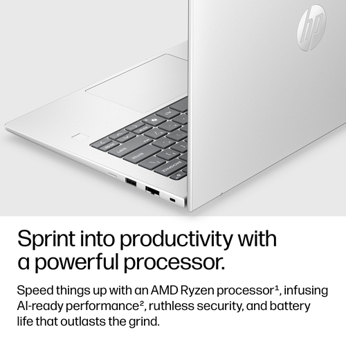 HP ProBook 4 G2a 35.6 cm (14") Notebook - WUXGA - AMD Ryzen 7 Ryzen 200 Series 250 - 32 GB - 512 GB SSD - Pike Silver Alum
