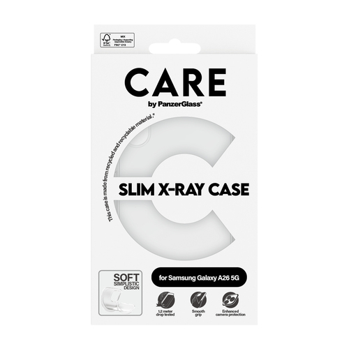 CARE Fashionable Case for Samsung Galaxy A25 5G Smartphone - Transparent