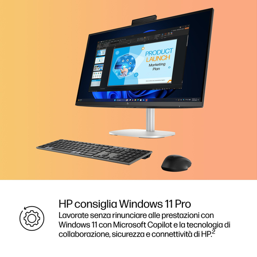 HP EliteStudio 8 G1i AI Wolf Pro Security Edition. Tipo di prodotto: PC All-in-one. Dimensioni diagonale schermo: 68,6 cm 