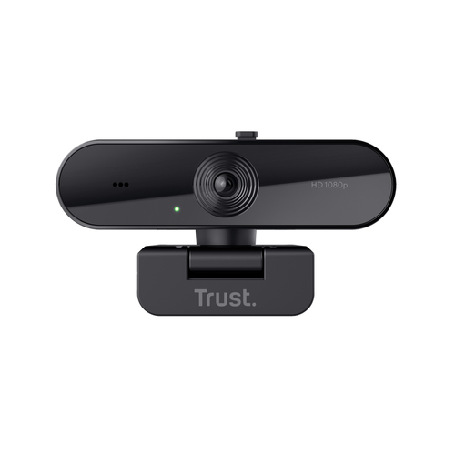 Trust TW-200 - Webcam - 30 fps - Schwarz - USB 2.0 - 1920 x 1080 Pixel Videoauflösung - Fixfokus - 84° Angle - Ständer - M