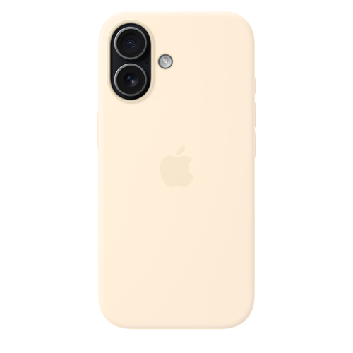 Apple Hülle iPhone 17 Smartphone - Vanille - Softtouch, Seidig - Kratzfest, Sturzsicher - Silikon, MicroFiber - Kann draht